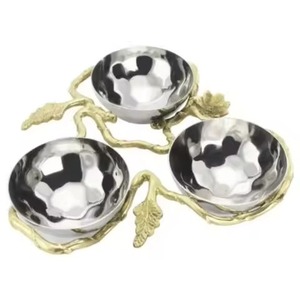 ชุดชามเสิร์ฟโลหะสไตล์โมเดิร์นสำหรับการรับประทานอาหารอย่างมีระดับ - Product Image 5