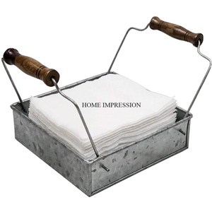 Porte-mouchoirs de décoration de table de luxe avec support de papier de soie de comptoir de cuisine fait à la main de qualité supérieure en inde - Product Image 6