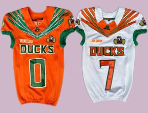 ชุดยูนิฟอร์มอเมริกันฟุตบอลขายส่งปี 2024 แห้งเร็ว ระบายอากาศได้ดี ป้องกันแบคทีเรีย โพลีเอสเตอร์ 100% รับทำโลโก้ตามสั่ง ชุดพร้อมไซส์ ดีไซน์ใหม่ รับผลิตแบบ OEM - Product Image 5