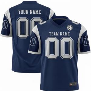 Uniforme de Fútbol Americano para Hombre, 220GSM, Poliéster Transpirable, Ropa Deportiva para Entrenamiento y Partidos de Equipo, Venta al Por Mayor - Product Image 5