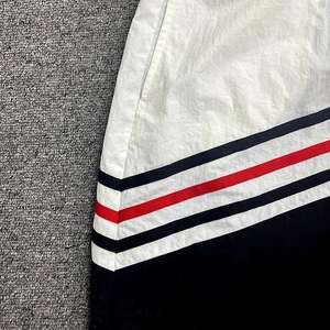 Nuevo conjunto de Chaqueta corta cortavientos de dos piezas personalizado, chándal de calle de poliéster y nailon con cremallera de retazos hecho por la industria RAM - Product Image 2