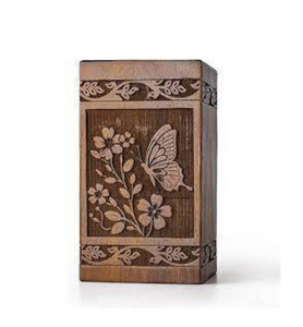 Urnas de cremación de madera modernas de Venta caliente, urnas decorativas para entierro funerario hechas a mano para hombre y mujer a bajo precio - Product Image 1