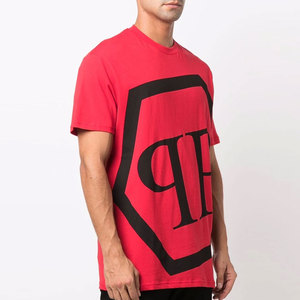 T-shirt de rue pour hommes personnalisé vêtements rétro surdimensionné lourd en vrac été à manches courtes respirant coton T-shirt en vrac - Product Image 3