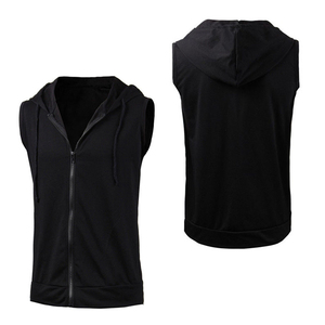 Vente en gros Sweat à capuche sans manches en polaire chaud pour hommes Pull à capuche décontracté Personnalisable Logo Design - Product Image 6