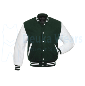 Vestes de baseball en cuir à faible MOQ, logo personnalisé, broderie en chenille, appliqué, vestes de lettreman avec poche avant - Product Image 2