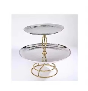 Elegant Metal Cake Stand For Hotel Restaurant Home Dessert <b>Display</b> Holder - Product Image 6