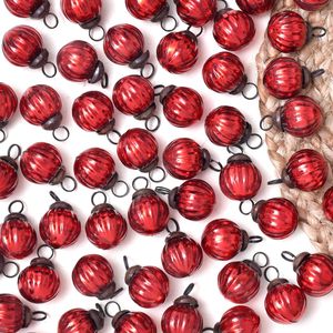 Bolas de Navidad Adornos Bolas Cristal rojo Navidad Redondas Bolas de árbol de Navidad Adornos de árbol rojo - Product Image 2