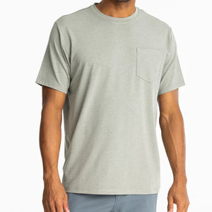 <b>Men's</b> Bamboo <b>Pocket</b> T-<b>shirts</b> Organic Cotton Jersey <b>Mens</b> Tshirts Custom T-<b>shirt</b> Oversized Short Sleeve Tshirt for <b>Men</b> - Product Image 3