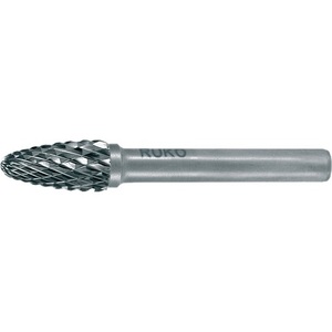 Fresa RBF de Carburo de 6 mm con Longitud de Cabeza de 18 mm y Vástago de 6 mm, Acabado Brillante KVZ 4 RUKO Toothing - Product Image 1
