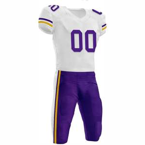 Maillot de football américain unisexe haut de gamme, respirant, à manches courtes, tendance en ligne, pour adultes - Product Image 3