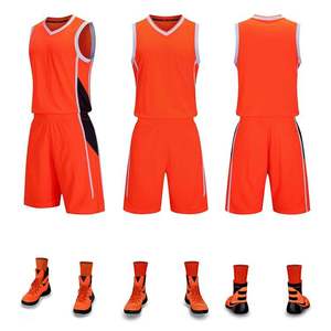 Nouvel ensemble de maillots de basket-ball vierges pour impression personnalisée, uniforme de basket-ball tendance, vêtements de basket-ball pour adultes - Product Image 3