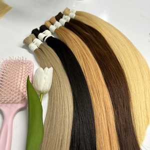 Vente en gros 100% Extensions de cheveux humains en vrac de haute qualité en couleurs vierges naturelles - Product Image 3