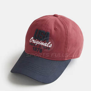 Casquette de baseball en sergé de coton de qualité supérieure Casquette de baseball à 7 panneaux avec boucle réglable et conception de broderie personnalisée - Product Image 3