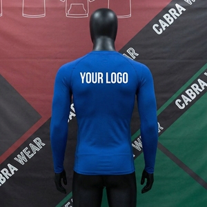 Men's Adult Gym Fitness Long Sleeve <b>Compression</b> Quick Dry Digital Print Spandex/Polyester 220g Sportswear High <b>Spring</b> Rash Guard - Product Image 5