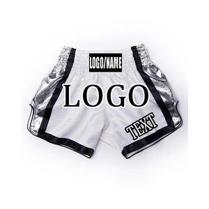 Pantalones cortos de MMA con impresión por sublimación personalizada, fabricante de Pakistán, pantalones cortos de boxeo duraderos transpirables ligeros de secado rápido para artes marciales - Product Image 1