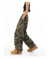 Pantalon de camouflage à séchage rapide de style de rue en coton pour hommes