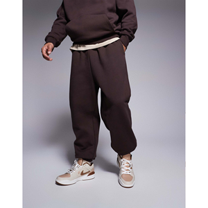 Pantalon de survêtement d'hiver éponge Jogger pour hommes pantalon de survêtement en tissu épais de style baggy avec poche latérale élastique pour hommes - Product Image 5