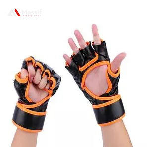 Guantes de boxeo personalizados de fábrica, manoplas para entrenamiento de gimnasio, alta calidad, MMA, logo personalizado, venta al por mayor - Product Image 5