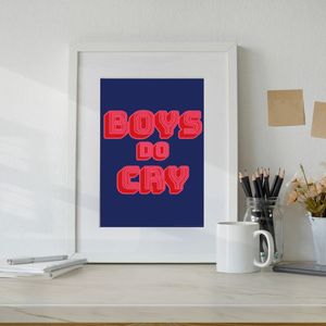 Impresión artística de Boys Do Cry sobre papel mate de 250 g/m² con diseño de naturaleza muerta - Product Image 2