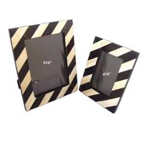 Black And <b>White</b> Bone Inlay <b>Photo</b> <b>Frame</b> Handmade Decorative Accent Premium Bone Inlay Picture <b>Frame</b> for Interior Styling - Product Image 6