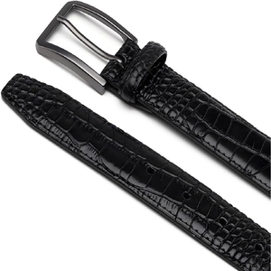Nuevo cinturón de cuero genuino para hombres con diseños clásicos de moda 2025, cinturones de cuero para el trabajo informal de negocios - Product Image 3