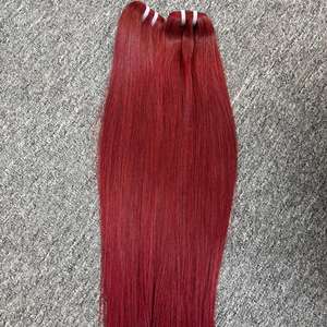 Vendedores de cabello de color rojo al por mayor Trama de cabello humano vietnamita virgen crudo grueso 8-32 pulgadas Extensiones de cabello rojo vietnamita - Product Image 6