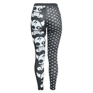 Legging professionnel pour femme de bonne qualité, dernier style décontracté, motif par sublimation, logo personnalisable, services ODM disponibles - Product Image 3