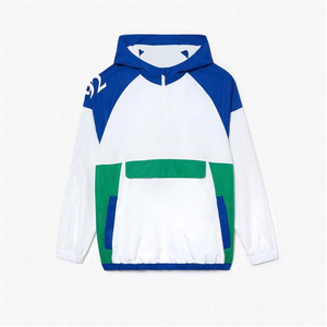 แจ็กเก็ตกันลมสำหรับผู้ชายเสื้อกันลมโพลีเอสเตอร์100% ระบายอากาศขนาดใหญ่พิเศษสำหรับผู้ชายโลโก้ออกแบบได้ตามต้องการ - Product Image 2