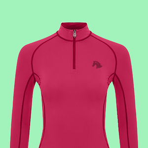 Latest Trend Ladies Girls Equestrian Sports Base Layer <b>Riding</b> Shirt Multi-Color OEM Watermelon 4 Way Stretch Breathable Fabric - Product Image 1