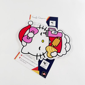 Paleta de pestañas acrílicas con diseño de gatito bonito, soporte de azulejos de pestañas de plástico duradero con imán, paleta de extensión de pestañas sostenible - Product Image 2