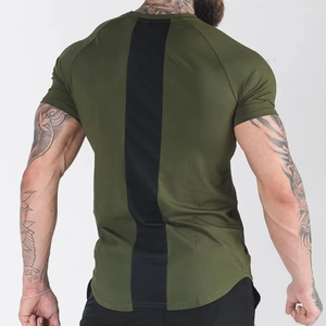 Buena calidad nuevo estilo Manga corta Streetwear hombres camiseta de gran tamaño cómodo gimnasio Fitness Wear OEM servicio hombres camiseta - Product Image 5