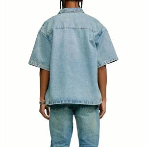 Venta directa de fábrica Primavera Hombres Logotipo personalizado de alta calidad de franela de manga larga Casual Top Camisa Chaqueta de camisa a cuadros - Product Image 5