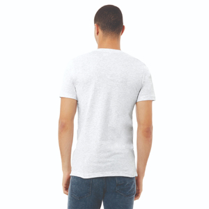 Nouveau style T-shirt homme col rond coupe droite 100% coton délavé effet vieilli et déchiré avec broderie logo personnalisé - Product Image 3