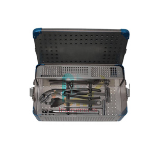 ชุดเครื่องมือผ่าตัดออร์โทพีดิกส์ชิ้นใหญ่ชุดเครื่องมือสเตนเลสออร์โทพีดิกส์พร้อมกล่องฆ่าเชื้อ | oldmed - Product Image 5