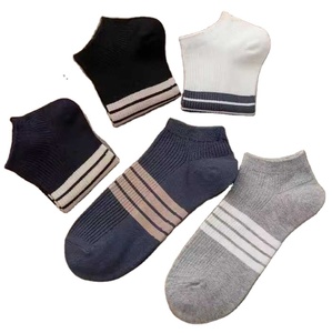 Hot Sale <b>Men's</b> Low-top <b>Socks</b> Summer Short Ankle Sport <b>Socks</b> Custom Business Cotton Breathable Boat <b>Socks</b> - Product Image 2