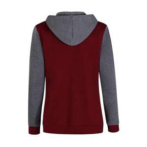 Veste décontractée automne hiver pour femmes avec capuche boutonnée polaire tricotée respirant épais manches longues - Product Image 3