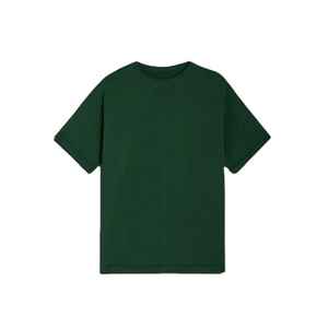 Logo personnalisé 250 Gsm poids lourd plaine surdimensionné 100% coton hommes T-Shirts solide motif broderie impression T-Shirt vierge - Product Image 5