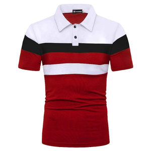 Polos hommes vêtements d'été 2025 élégant homme coton tenue décontracté haute qualité personnalisé broderie logo hommes polos OEM - Product Image 4