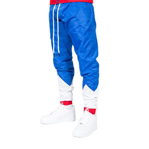 Pantalon de jogging décontracté Cargo pour homme, coupe-vent avec cordon de serrage à la taille, poche zippée en Nylon/coton, design personnalisé - Product Image 2