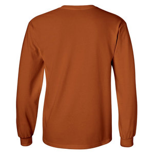 Color verde para hombre en blanco Ultra algodón y mezcla sudadera Lisa cuello redondo manga larga sudadera - Product Image 6