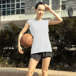 Ultifresh Sporty Performance Sports Unisexe Singlet 100% Polyester Respirant Évacuation de l'humidité Absorption de la transpiration 3D Tricoté ODM - Product Image 3