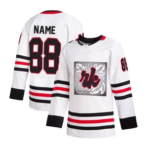 Nouveauté, uniformes de hockey sur glace personnalisés de haute qualité, service OEM, dernier design, ensembles de tenues élégants, respirants, séchage rapide, 100% - Product Image 6