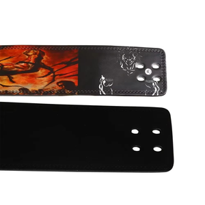 OEM y ODM tendencia personalizada 10mm 13mm PU sublimación Anime cinturón gimnasio levantamiento de pesas palanca hebilla cinturones de levantamiento de pesas - Product Image 3