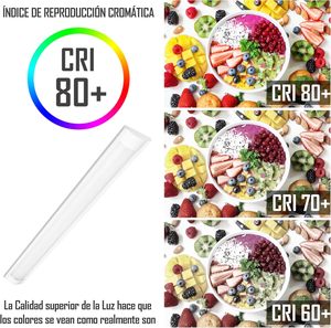 CLAR-KRONO nhôm không thấm nước LED Batten 10W/18W 60cm/120cm Đèn trần dân cư trung tính/Ống đôi màu trắng mát không - Product Image 4