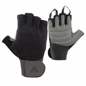 Guantes de Gimnasio Unisex de Neopreno y Cuero, Ligeros, Duraderos, Ajustables, para Levantamiento de Pesas, Talla Personalizable para Adultos - Product Image 4