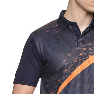 Camiseta Polo de golf sublimada impresa con logotipo personalizado OEM, camisetas polo personalizadas para hombre, camiseta polo transpirable bordada con logotipo personalizado - Product Image 6