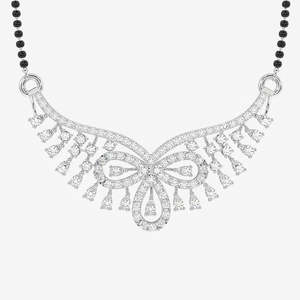 Mangalsutra de Oro de 18K para Mujer con Diamante Cultivado en Laboratorio de Corte Redondo, Joyería Cultural Coleccionable - Product Image 5