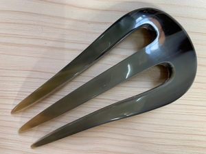 Polished Finish Buffalo Horn <b>Hair</b> <b>Pins</b> for Women's Ox Horn <b>Hair</b> Styling Stick Natural Accessory - Product Image 5