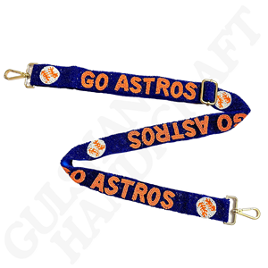 Correa de cuentas ajustable Love, correa de hombro hecha a mano con cuentas de semillas para bolsas transparentes, eventos de estadio o estilo de día de juego para niñas - Product Image 3