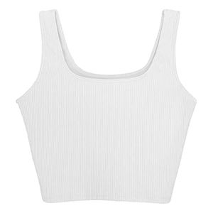 Omen's asasual olours ibibbed roropped ank OP con leleeveless rorop OP holop holesale YM ear Lim oooose rorop OP ASIC IIB nnit - Product Image 4